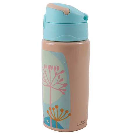 Gourde enfant aluminium à clapet la reine des neiges 50 cl - reine_des_neiges Blanc / marron 2 - vertbaudet enfant 