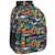 Sac à dos safta graffiti colors 42 cm - 2 cpt Multicolore 1 - vertbaudet enfant 