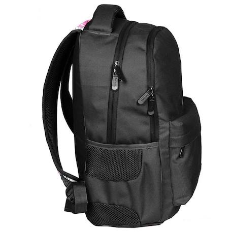 Sac à dos 2 compartiments barbie 'born to play' 41 cm Noir / rose 3 - vertbaudet enfant 