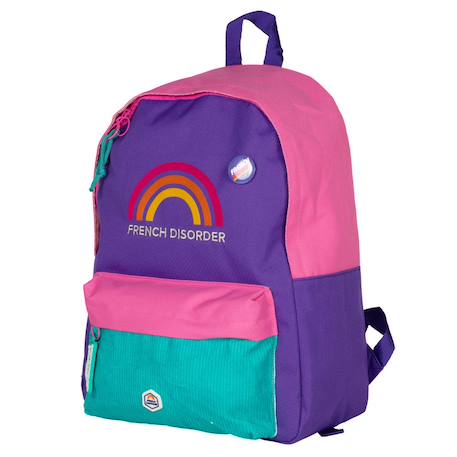 Fille-Accessoires-Cartable, trousse-Sac à dos fille forme borne arc-en-ciel cmp 42x32x16 cm