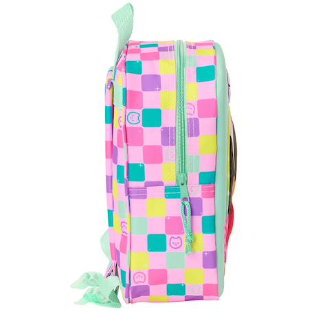 Sac à dos 3d avant moulé Bleu / rose / clair / gris 3 - vertbaudet enfant 