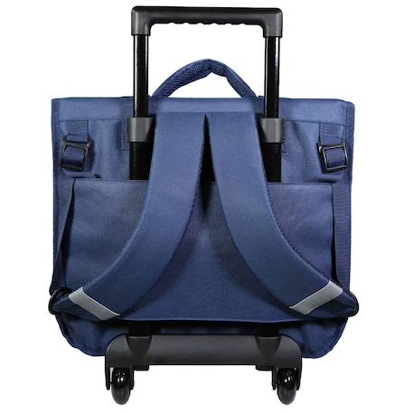 Cartable à roulettes lililou chat 38 cm trolley haut de gamme Multicolore 3 - vertbaudet enfant 