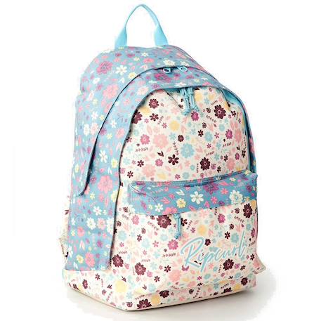 Sac à dos scolaire double dome rip curl 2 poches zippées 42 cm Blanc / rose / clair / gris 1 - vertbaudet enfant 