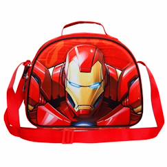 Sac gouter iron man 3d 25 cm - sac déjeuner  - vertbaudet enfant
