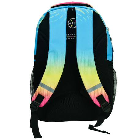 Sac à dos 48 cm islander girl à 2 compartiments Jaune/vert 3 - vertbaudet enfant 