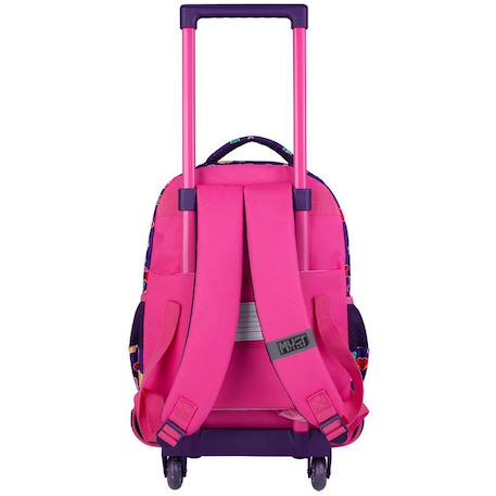 Sac à dos à roulettes fille minnie mouse - trolley scolaire must Multicolore 2 - vertbaudet enfant 