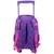 Sac à dos à roulettes scolaire fille - finitions licorne - lécole des licornes Multicolore 3 - vertbaudet enfant 