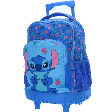 Sac à dos trolley enfant stitch – motif hawaï tropical 43 cm Bleu 1 - vertbaudet enfant 