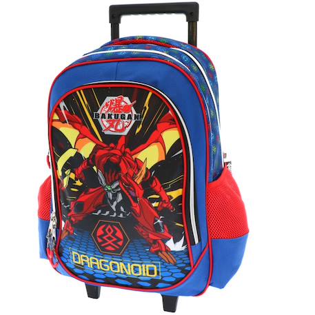 Trolley sac à dos bakugan dragonoid 45 cm Bleu / rouge / noir 1 - vertbaudet enfant 