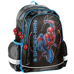 Sac à dos scolaire spider-man finition synthétique brillante  - vertbaudet enfant