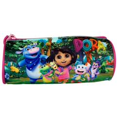 Trousse ronde dora lexploratrice et ses amis en tissu résistant 21 cm  - vertbaudet enfant