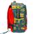 Sac à dos garçon cars road trip 2 compartiments zippés 45 cm Noir / jaune / gris / rouge 3 - vertbaudet enfant 
