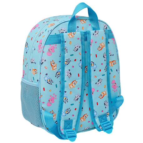 Sac à dos maternelle 3d bluey en polyester 300d Bleu / bleu / ciel / blanc 3 - vertbaudet enfant 