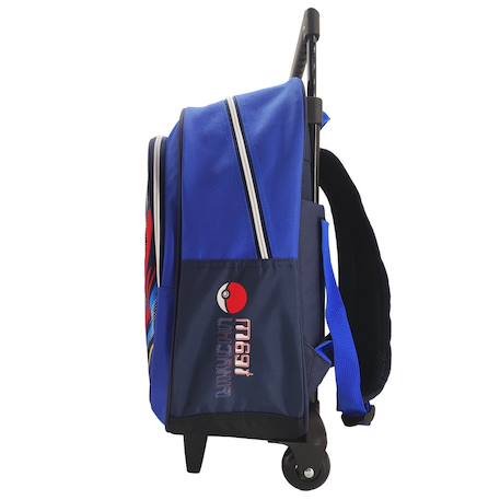 Sac à roulettes team pikachu pokémon 42 cm Bleu / jaune / blanc 4 - vertbaudet enfant 