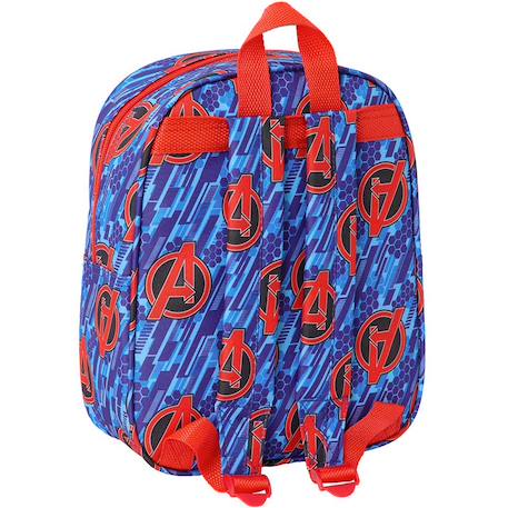 Cartable préscolaire safta avengers 3d panneau moulé imprimé Bleu / rouge 2 - vertbaudet enfant 