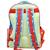 Sac à dos scolaire minnie motif fleurs en synthétique Blanc / rose / bleu 2 - vertbaudet enfant 