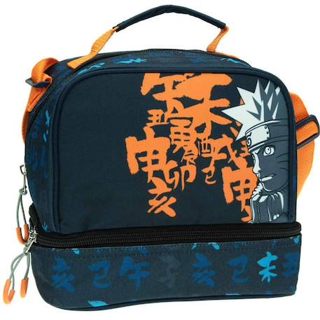 Sac goûter naruto uzumaki 21 cm - sac déjeuner Multicolore 1 - vertbaudet enfant 