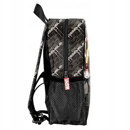 Sac à dos préscolaire garçon motif iron man invincible avengers Noir / blanc / gris 3 - vertbaudet enfant 
