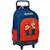 Sac à dos à roulettes super mario 'mamma mia' 45 cm trolley haut de gamme Multicolore 1 - vertbaudet enfant 