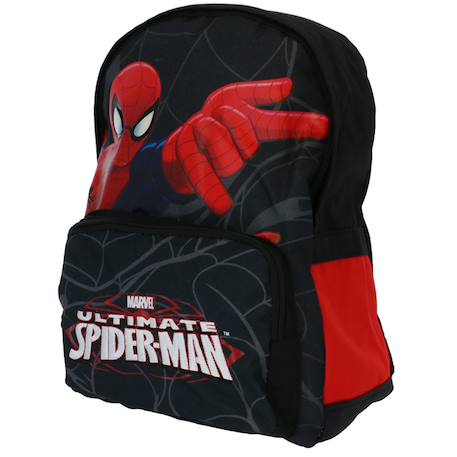 Sac à dos maternelle marvel ultimate spider-man 35 cm Noir / rouge 1 - vertbaudet enfant 