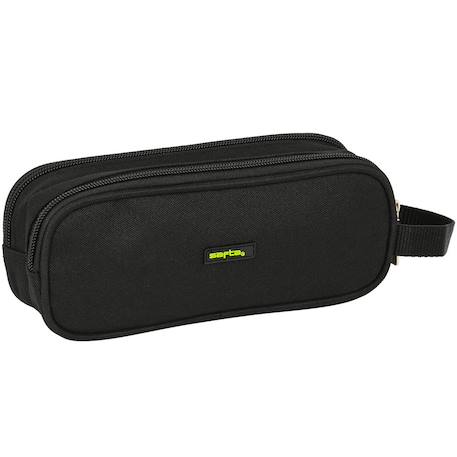 Trousse rectangulaire 2 compartiments textile safta surf miami Noir 2 - vertbaudet enfant 