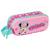 Trousse fille double compartiment 3d motif floral minnie Rose 1 - vertbaudet enfant 