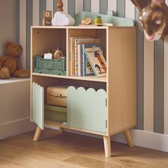 Chambre et rangement-Rangement-Bibliothèque enfant 2 étagères 2 portes