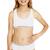 Brassière coton ultra doux Blanc+Bleu titane+Rose pastel+Violet 2 - vertbaudet enfant 