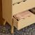 Commode enfant décor bois 3 tiroirs, pieds bois de pin - 80 x 30 x 79 cm - azur Naturel+Rose+Vert 1 - vertbaudet enfant 