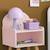 Table de chevet chambre enfant, pieds en pin Blanc+Rose+Vert 7 - vertbaudet enfant 
