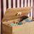 Coffre à jouets décor bois cannage, couvercle, poignées latérales pour chambre enfant Naturel 1 - vertbaudet enfant 