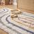 Tapis enfant arc-en-ciel, tapis intérieur crème et multicolore, poils longs shaggy Multicolore 1 - vertbaudet enfant 
