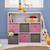 Meuble de rangement pour enfant, blanc - camille - avec 7 compartiments et 6 paniers Rose 1 - vertbaudet enfant 