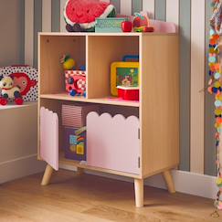 Chambre et rangement-Rangement-Bibliothèque enfant 2 étagères 2 portes
