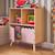 Bibliothèque enfant 2 étagères 2 portes Blanc+Rose+Vert 7 - vertbaudet enfant 