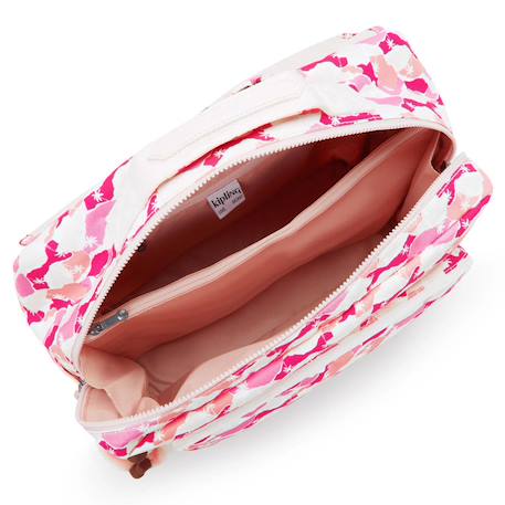 Cartable kipling codie en polyester recyclé imprimé palm Rose 3 - vertbaudet enfant 