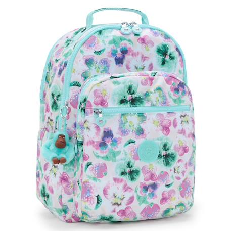 Fille-Sac à dos scolaire kipling seoul en tissu synthétique imprimé floral