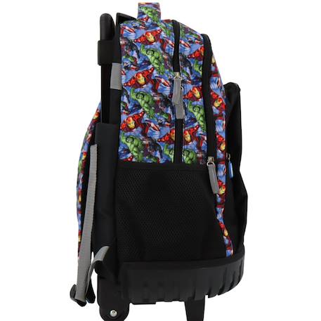 Sac à dos trolley garçon avengers marvel avec base rigide protectrice 43 cm Noir / multicolore 4 - vertbaudet enfant 