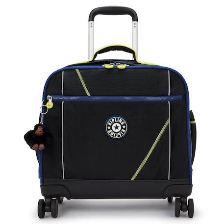 Cartable garçon 4 roulettes kipling new storia lets scuba 41 cm- avec compartiment pour pc Noir / jaune / bleu 2 - vertbaudet enfant 