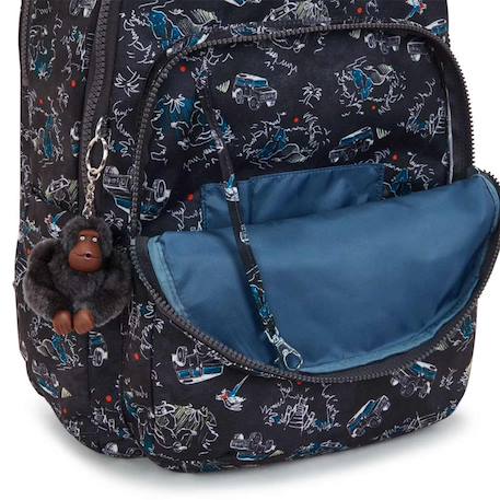 Sac à dos ordinateur 44 cm jungle fun race 27 l Noir / bleu / marine / noir 3 - vertbaudet enfant 