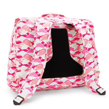 Cartable fille kipling codie en polyester recyclé imprimé palm Rose 4 - vertbaudet enfant 