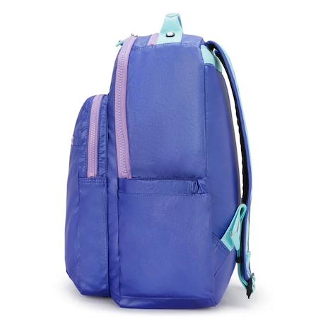 Sac à dos seoul kipling 27 l pour ordinateur 15 pouces – cosmic metallic Bleu / magenta / gris 4 - vertbaudet enfant 