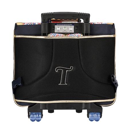 Cartable à roulettes antonia 41 cm avec système trolley 23 l Bleu 3 - vertbaudet enfant 