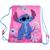 Sac piscine enfant stitch dreams 42 cm – motif floral Blanc / rose / foncé / bleu 1 - vertbaudet enfant 