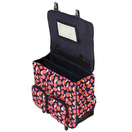 Cartable à roulettes 41 cm - collection scolaire 2026 (sofia) Multicolore 2 - vertbaudet enfant 