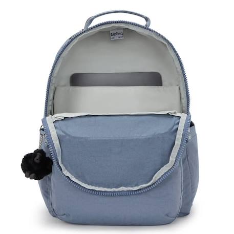 Sac à dos kipling seoul stone 44 cm - compartiment protecteur pour ordinateur Bleu 3 - vertbaudet enfant 
