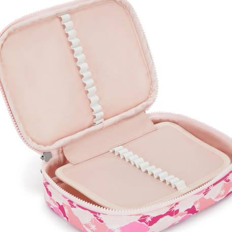 Trousse rectangulaire grande capacité nylon Rose 4 - vertbaudet enfant 