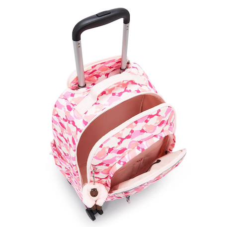 Sac à dos à roulettes fille 4 roues 360 kipling new zea kipling Rose 3 - vertbaudet enfant 
