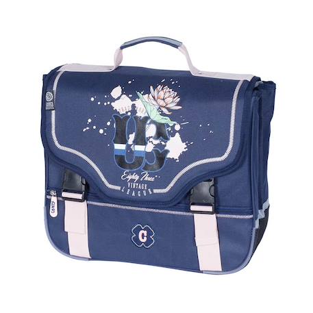Fille-Cartable scolaire 2 compartiments dos renforcé camps girl 38 cm
