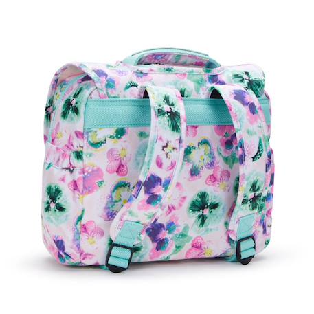 Cartable maternelle fille kipling codie s fleurs deau 30 cm - qualité premium Blanc / vert 4 - vertbaudet enfant 